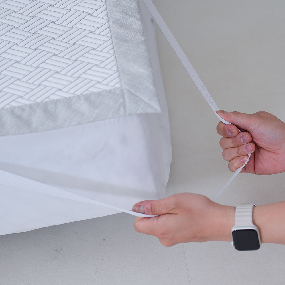 여름 침대패드 시원한 휴비스 듀라론 국산 냉감패드 쿨매트 슈퍼싱글