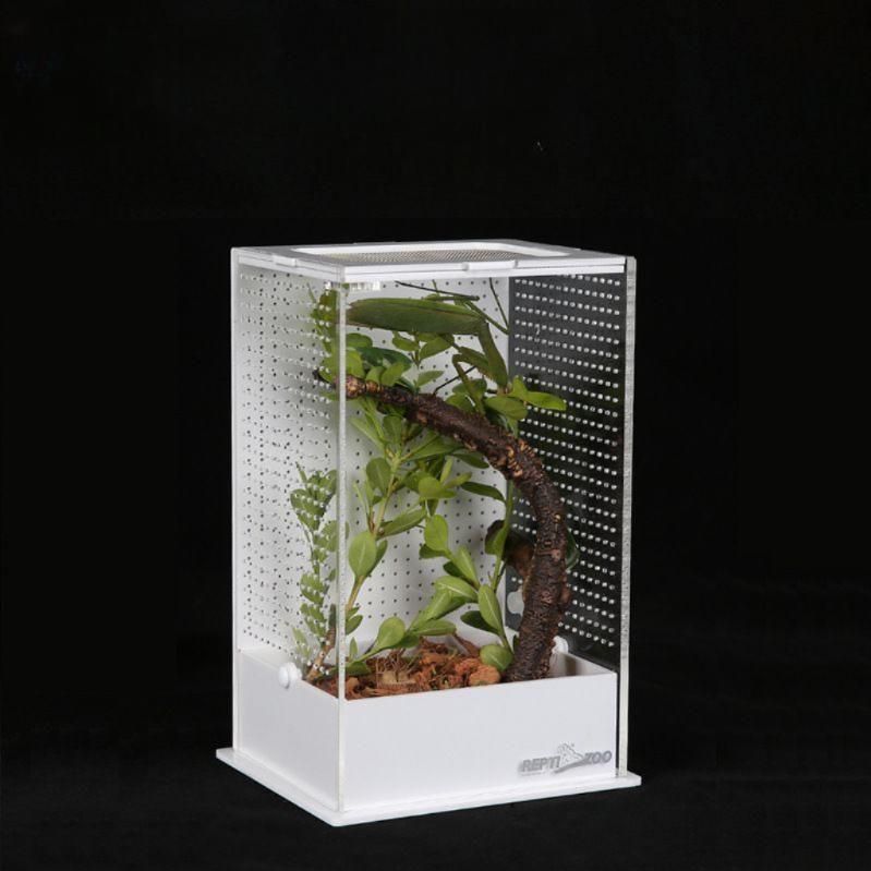 왕사마귀 사육장 메뚜기 습식은신처 아크릴 케이지 소형 10x8.5x15cm - 메인 이미지