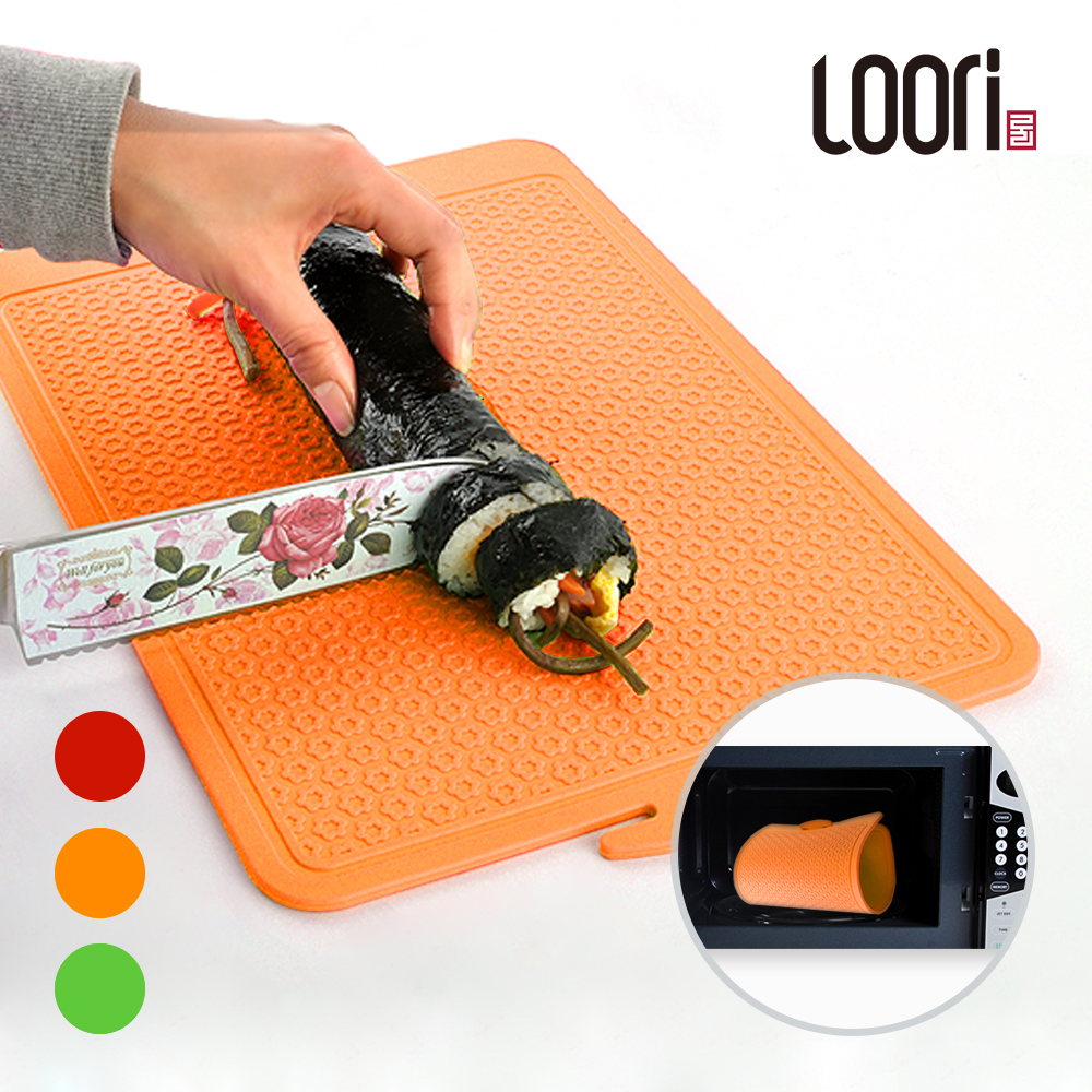 루리 실리콘 도마 대형 이유식 실리콘조리도구