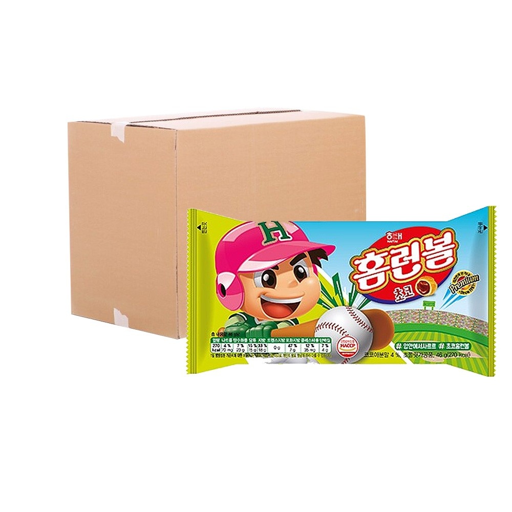 해태 홈런볼 초코 박스 46g 30입 : 봉실마켓