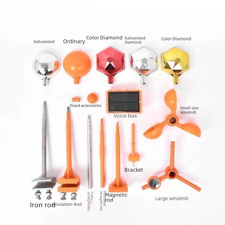 새쫓는기계 태양광 조류 퇴치 폭음기 초음파 기본형 아연받침대 새퇴치기 S - 상세 이미지 2
