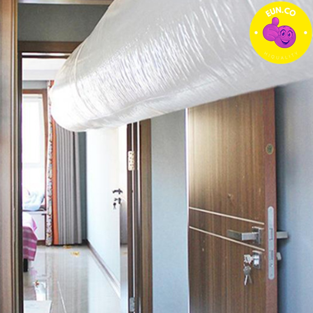 여름철 공기순환 에어컨 터널비닐 넓은집 전기세절약 에어컨긴비닐 바람비닐