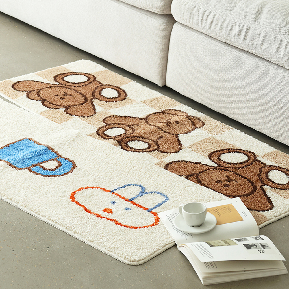 로마네 규조토 욕실 발매트 롱 라이언 화장실 싱크대 주방매트