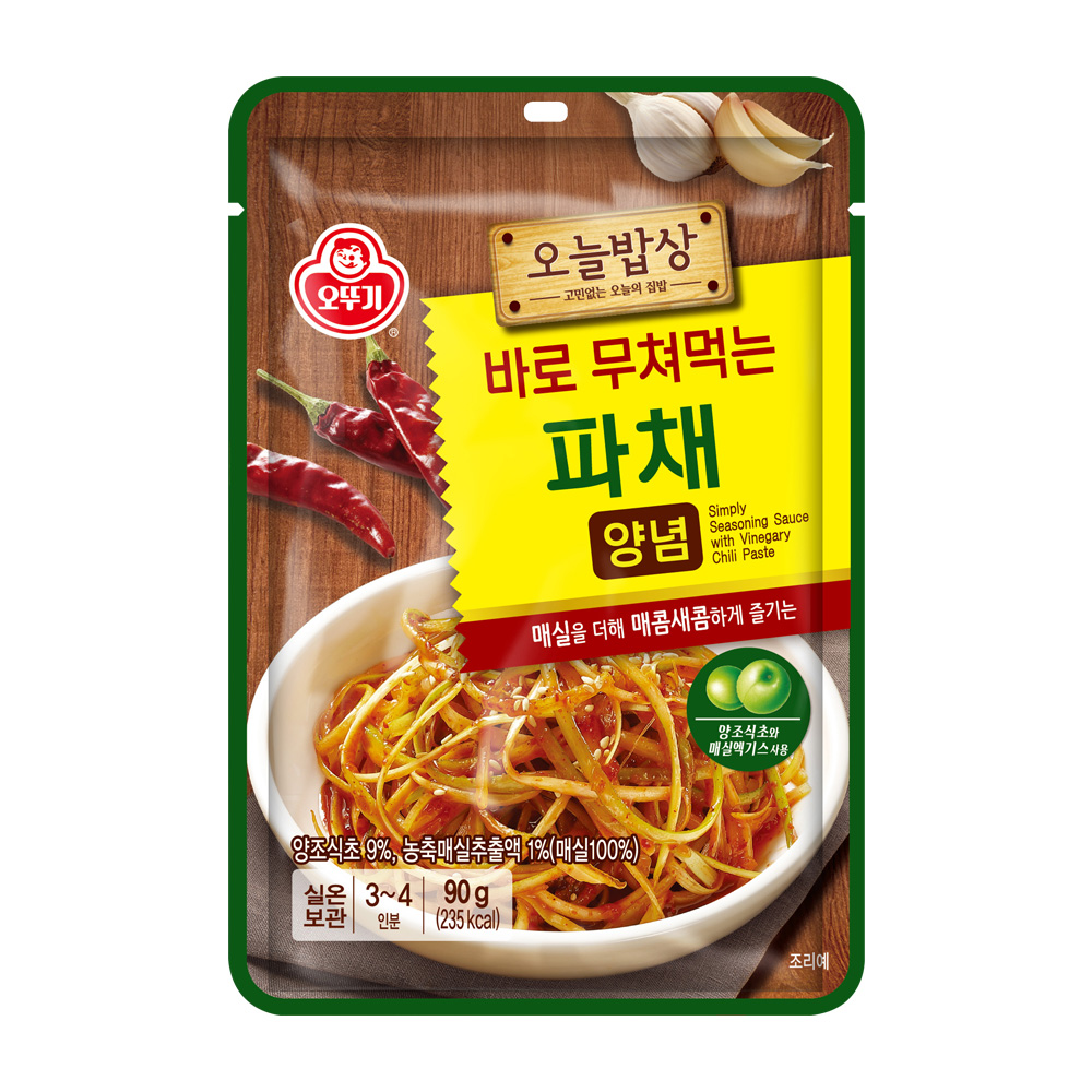오뚜기 오늘밥상 바로 무쳐먹는 파채양념 90g - 상품 이미지