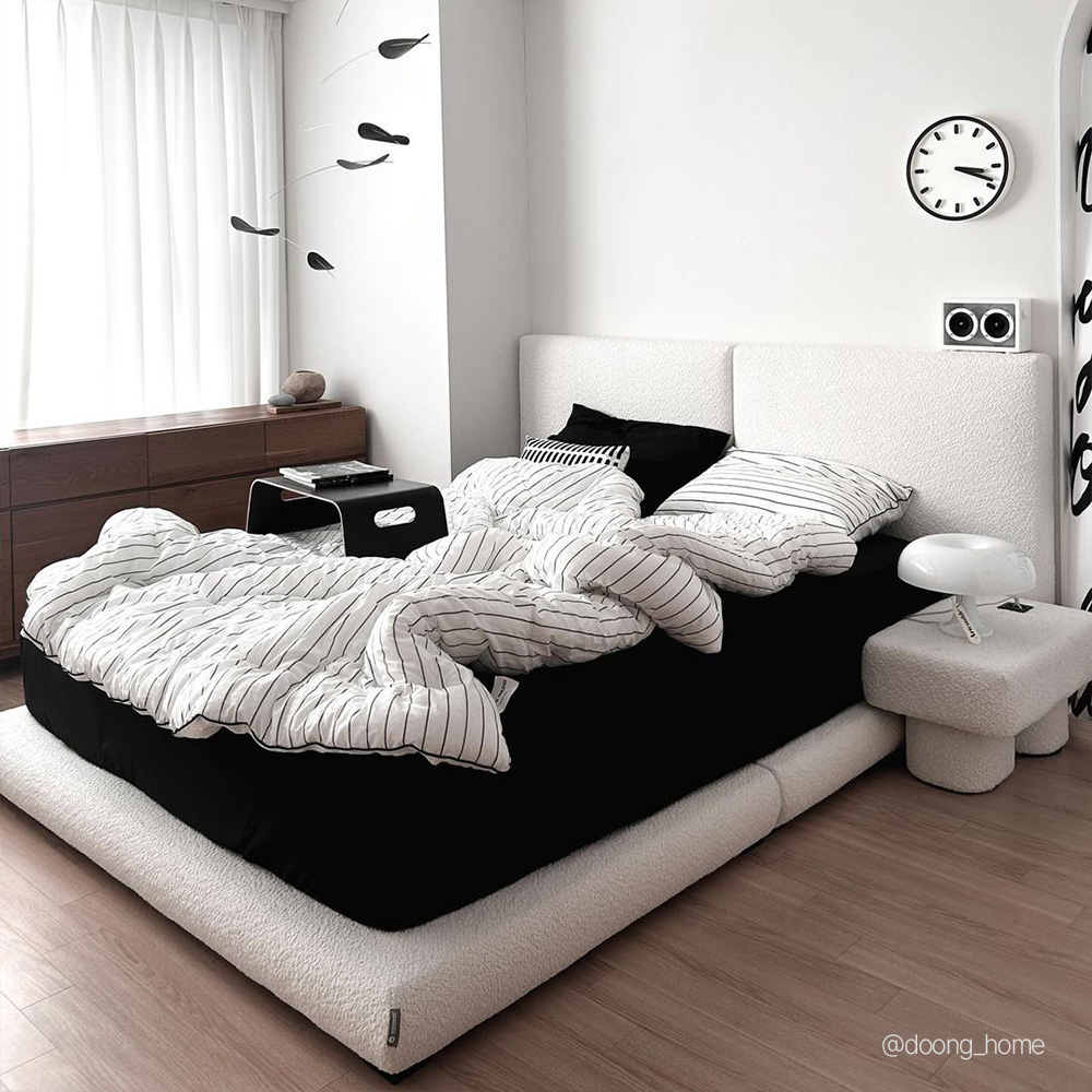 슬립퍼 모일 신혼부부 트윈 호텔 침대 프레임 S/SS E 1525