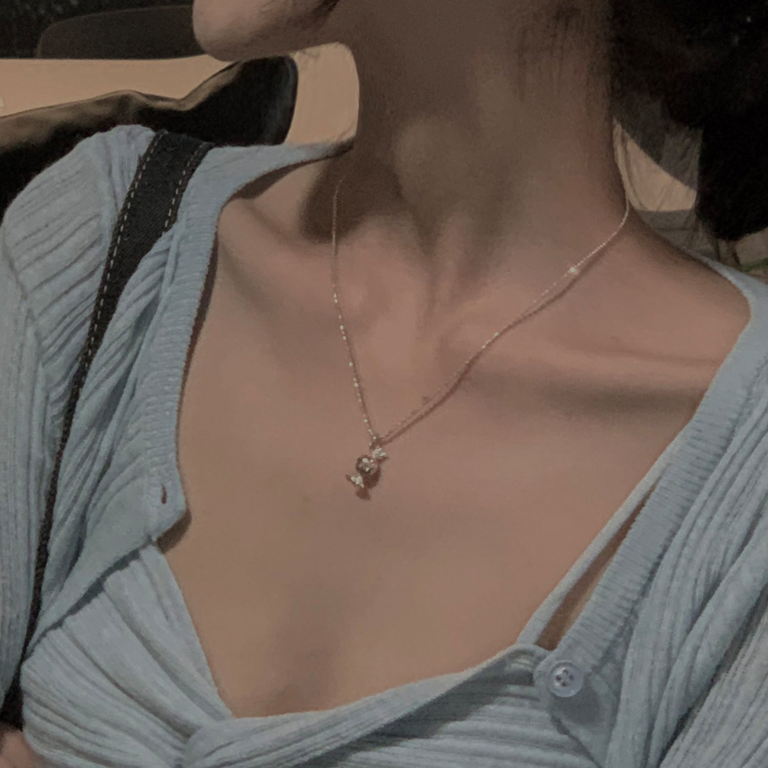 [이태리체인] 찰랑시 달콤 캔디 사탕 목걸이 925 실버 이미지 6