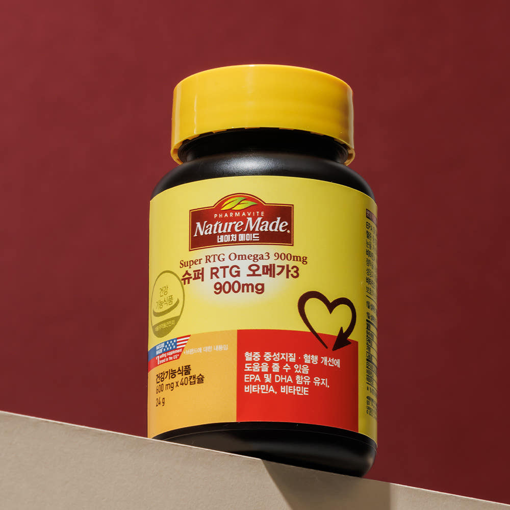 네이처메이드 슈퍼 RTG 오메가3 900mg 40캡슐, 1개