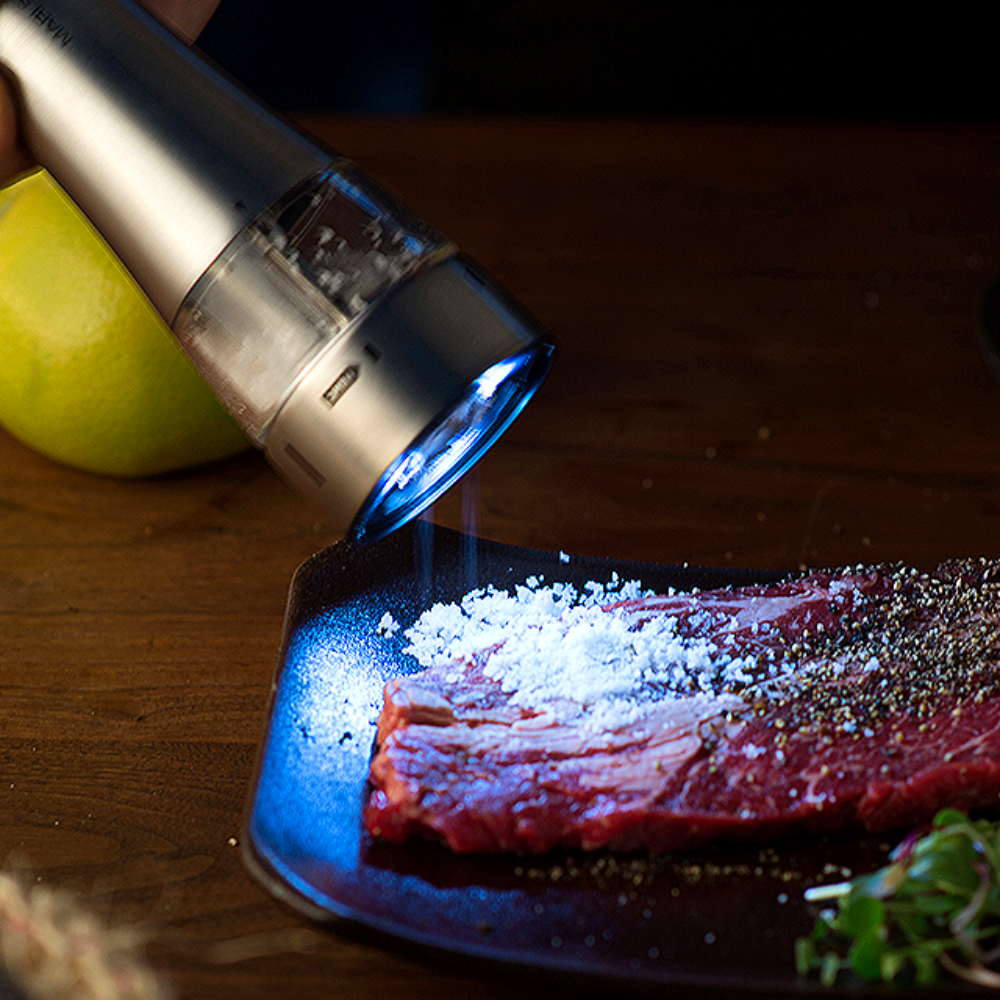 MARISTEIGER 프라임 전동 소금 후추 그라인더 자동 분쇄기