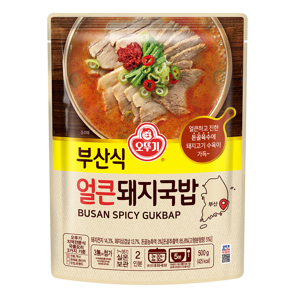 오뚜기 부산식 얼큰돼지국밥 500g - 상품 이미지