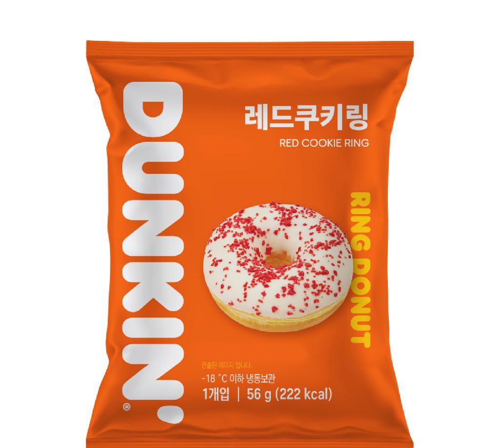 레드쿠키링도넛(개별포장) 던킨 56gx30개 : 식재온