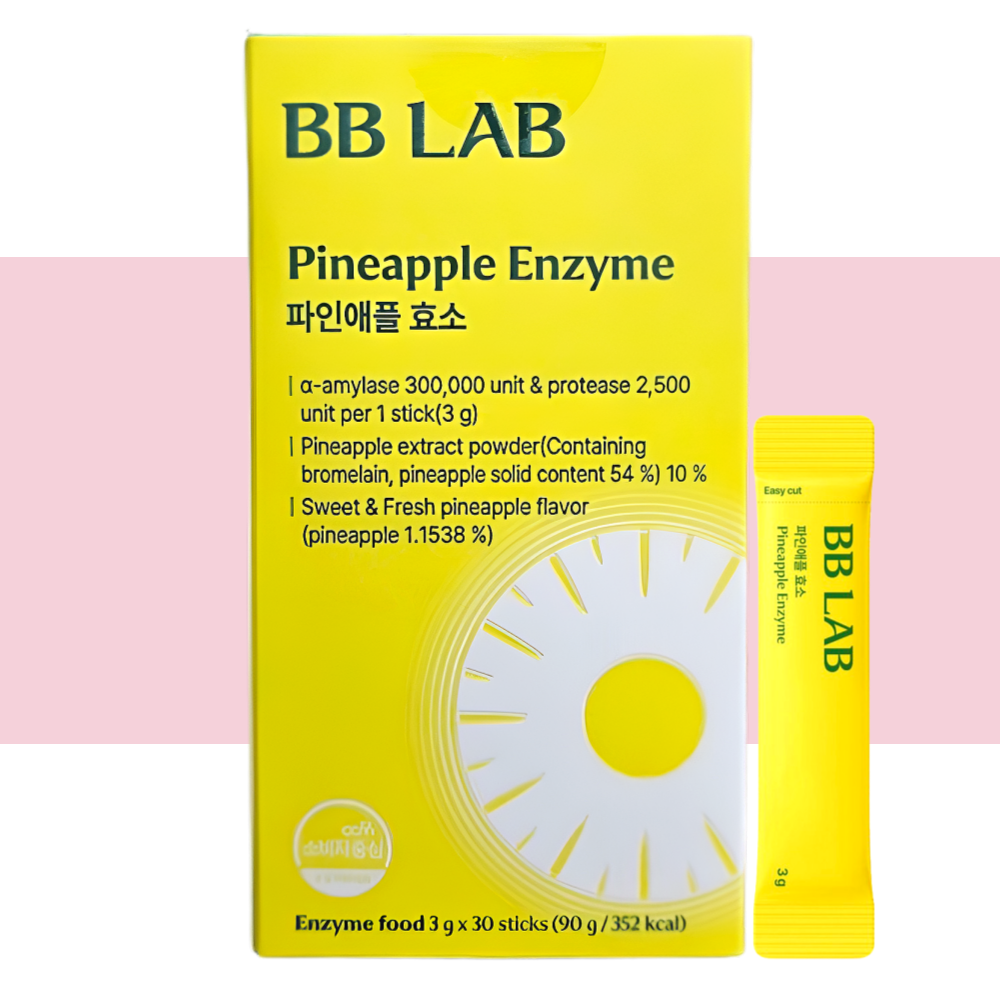 비비랩 브로멜라인 파인애플 효소 분말 30포X1개 - 메인 이미지