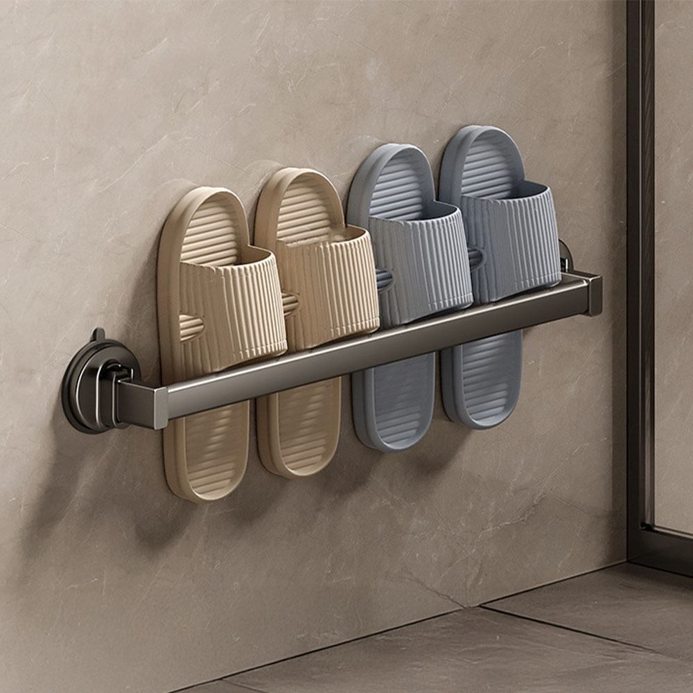 이지착 프리미엄 무타공 욕실화 걸이 실내화 거치대 30cm 이미지 3