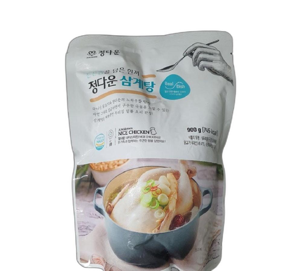 정다운삼계탕 냉동 정다운 900g : 식재온