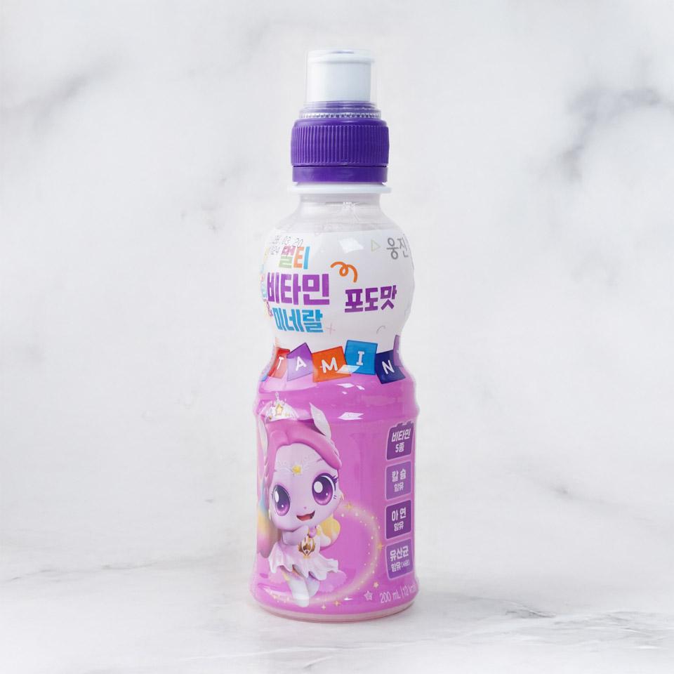 메가마트 웅진 캐치티니핑 멀티비타민 미네랄 포도맛 200ml - 상세 이미지 2