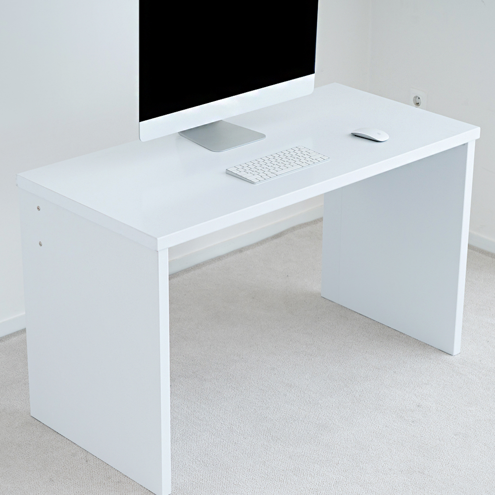 국산 소형 원룸 모던 1인용컴퓨터책상 화이트 게이밍 흔들림없는 튼튼한 데스크