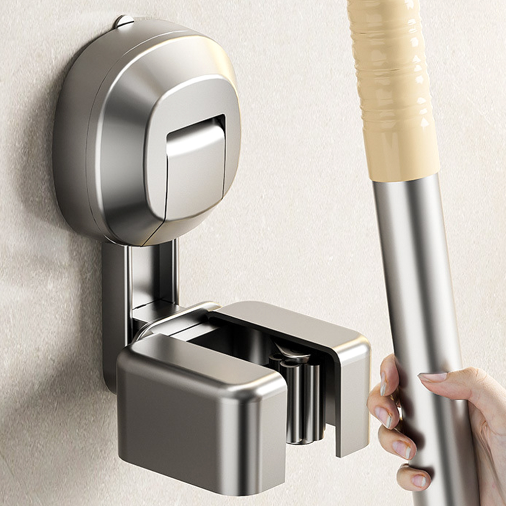 이지착 무타공 강력흡착 청소도구걸이 욕실 화장실 밀대 홀더 걸이