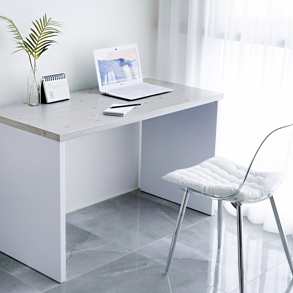 국산 소형 원룸 모던 1인용컴퓨터책상 화이트 게이밍 흔들림없는 튼튼한 데스크