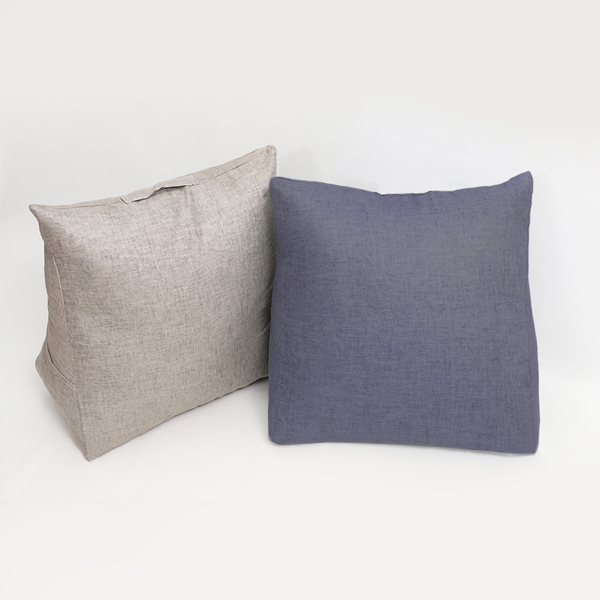 더베딩샵 1+1 삼각 등받이쿠션 허리 쇼파 침대 쿠션