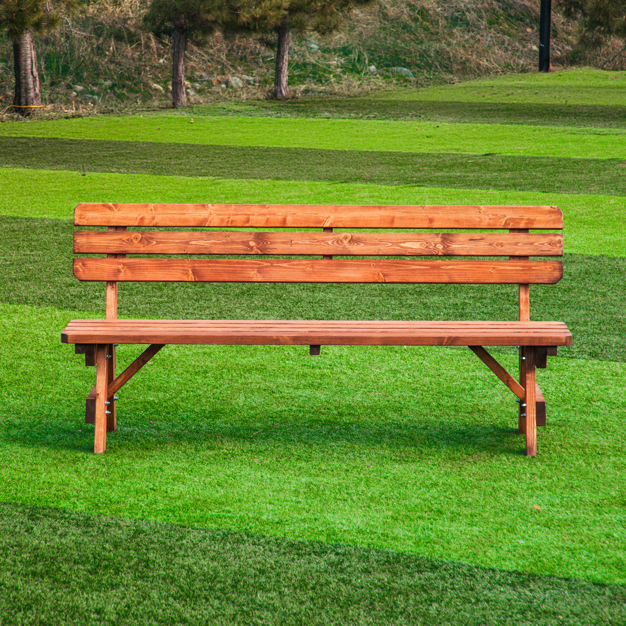 야외벤치 의자 공원 테라스 야외용 정원 나무 등벤치120