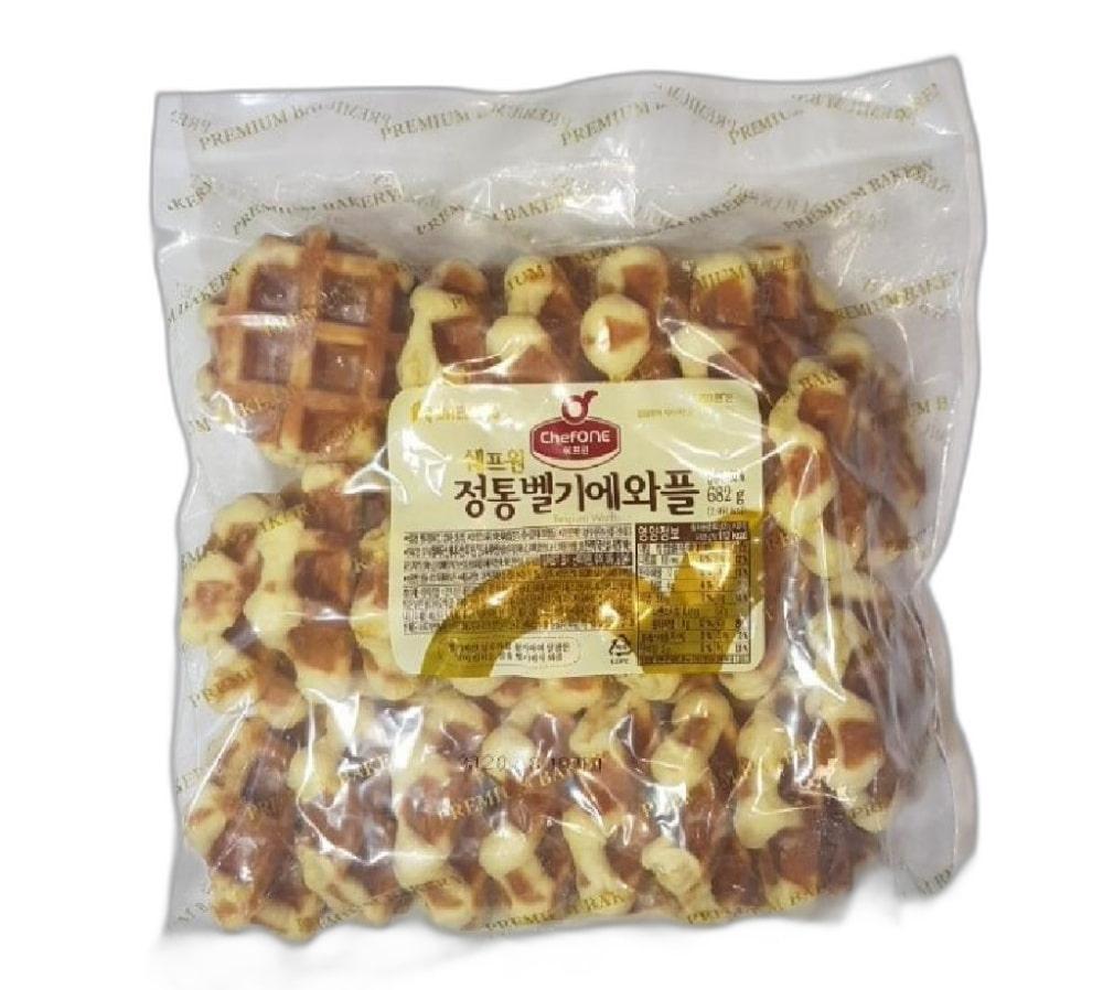 정통벨기에와플빵 대상 670g : 식재온