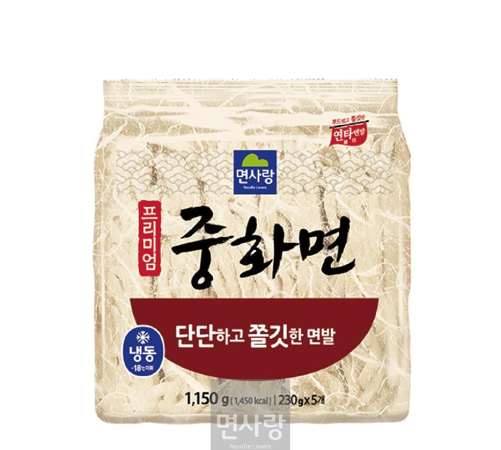 냉동중화면 프리미엄 면사랑 1.15kgx8개 : 식재온