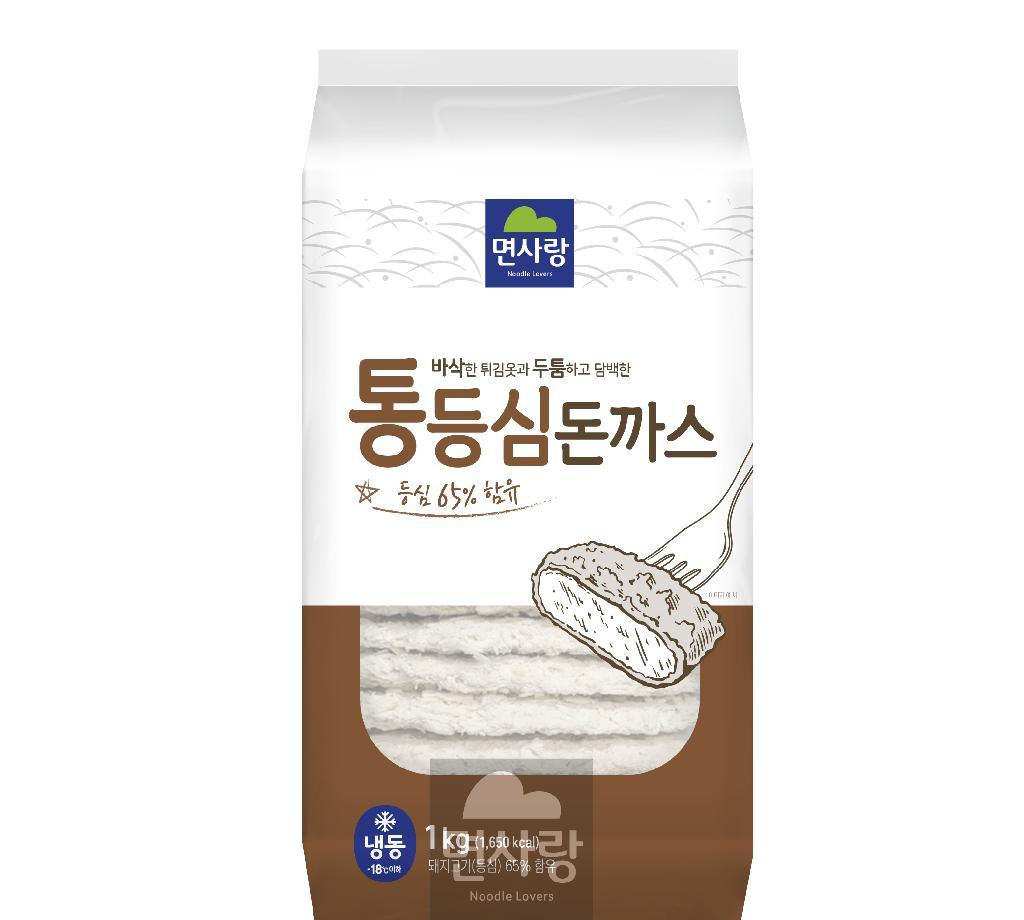 통등심돈가스(등심65) 면사랑 1kg : 식재온