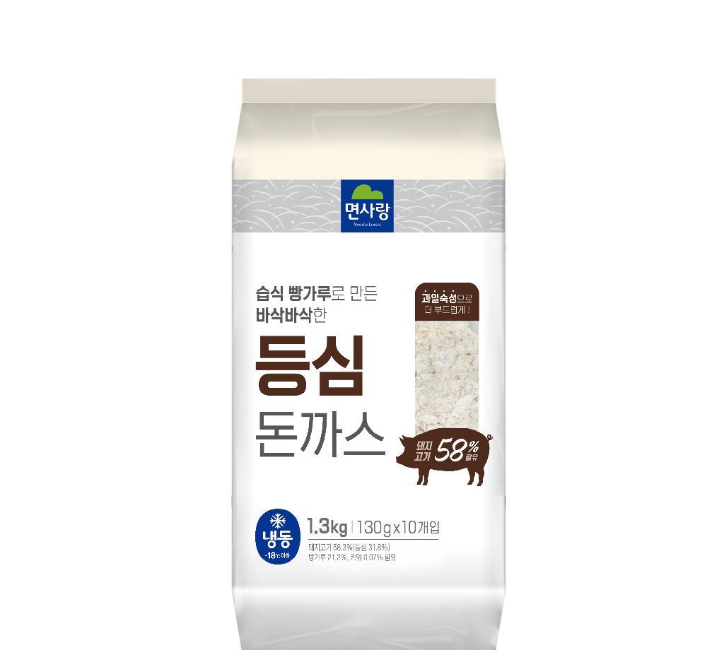 등심돈가스 면사랑 1.3kg : 식재온