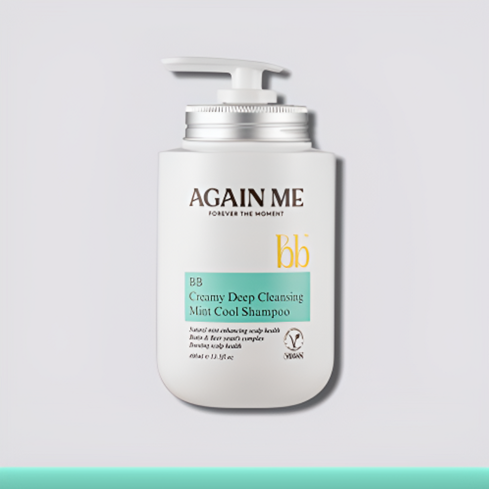 어게인미 애플민트 비듬샴푸 약산성 지루성 두피 쿨샴푸 400mL 이미지 2