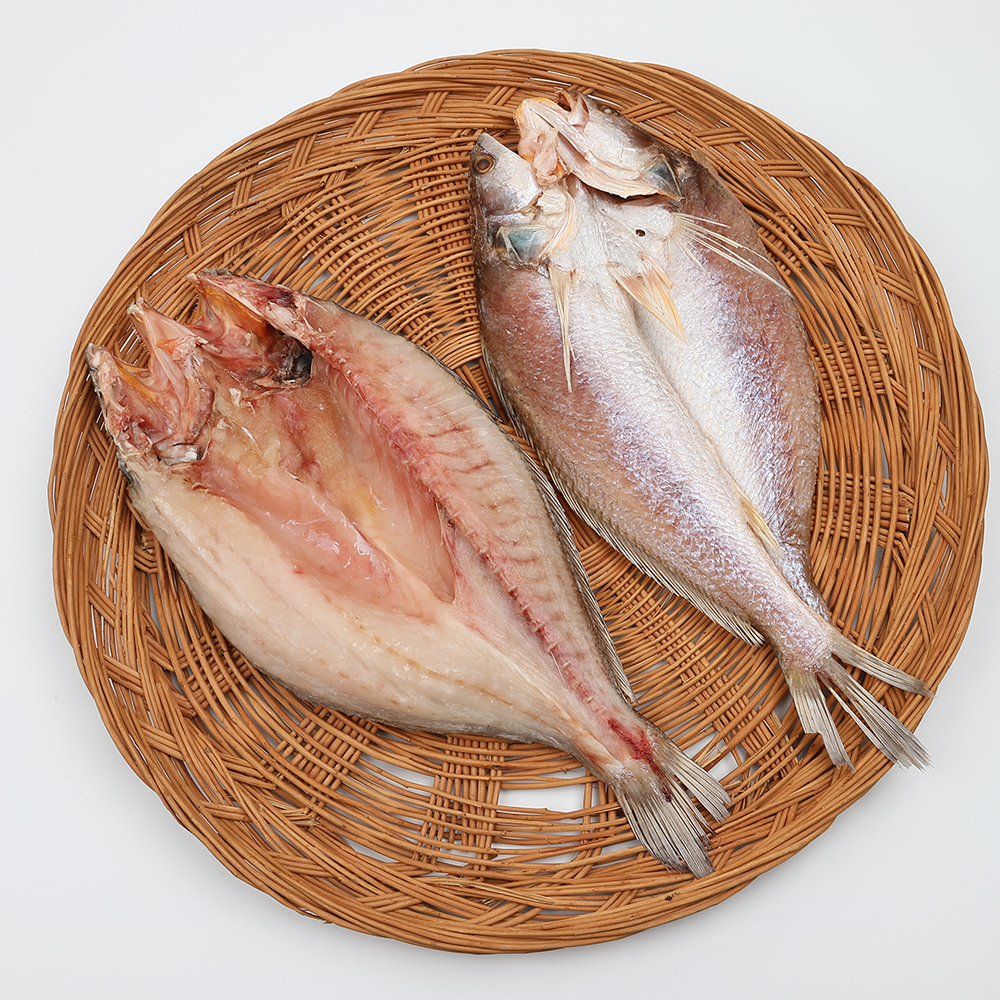 반건조 민어조기 (몽실이) 버터플라이 2마리 36-38cm 손질 몽실민어 영상가이석태 - 상품 이미지