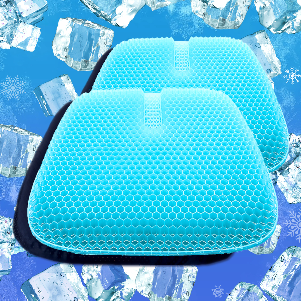 [1+1] 실리콘방석 벌집 홈쇼핑 젤리 젤 쿨링 매쉬 쿨방석 민트