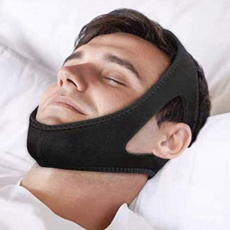 MOMEGREEN 수면 입벌림 방지 밴드 코골이 방지 통풍 입마개 취침 숙면