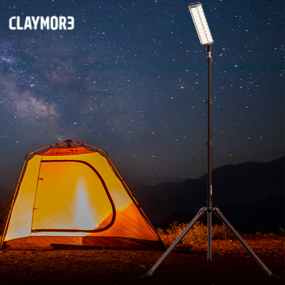 크레모아 퀵삼각대 랜턴스탠드 3단 플립락 잠금장치 소켓 랜턴걸이 멀티 캠핑 스탠드