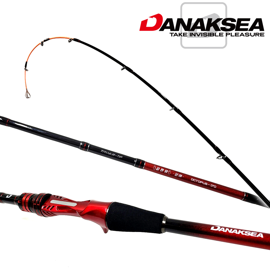 다낚시 끝판왕 문어 170B 티탄팁 돌문어 심해갑오징어 우럭 광어