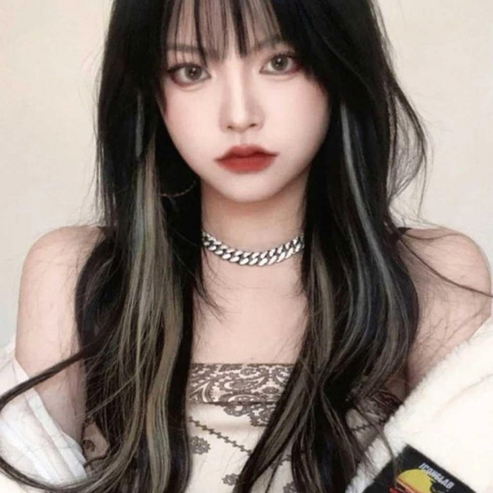 브릿지 헤어피스 애쉬그레이 포인트 부분가발 옴브레 : 모다모아몰