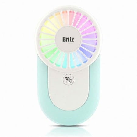 Britz 브리츠인터내셔널 BZ-FN2 충전식 슬림 핸디 손 선풍기 (블루)