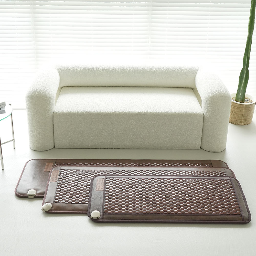 한일의료기 게르마늄 전기매트 세라믹 전자파없는 전기장판 온열 난방 거실용 싱글