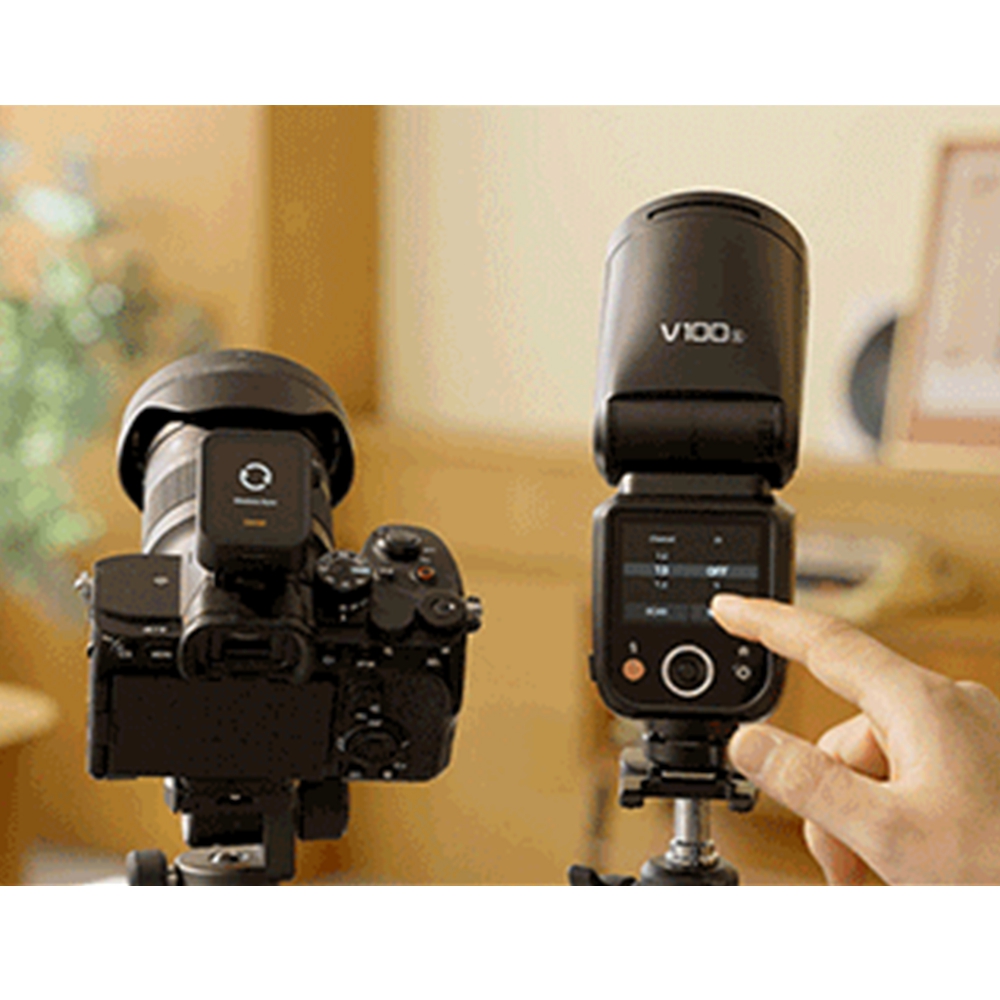 고독스V100 카메라 스피드라이트 후지용 후레쉬 - 상세 이미지 5