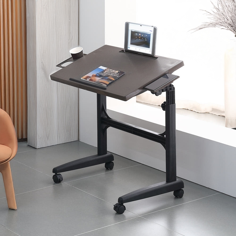 국산 바퀴달린 각도 테이블 이동식 간이 쇼파 침대용 책상 침대 위 높낮이조절 보조 바퀴형