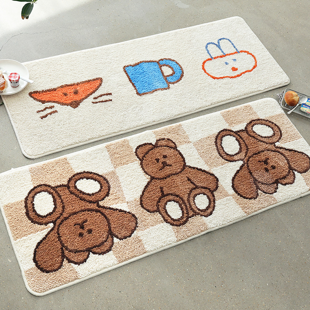 로마네 규조토 욕실 발매트 롱 라이언 화장실 싱크대 주방매트