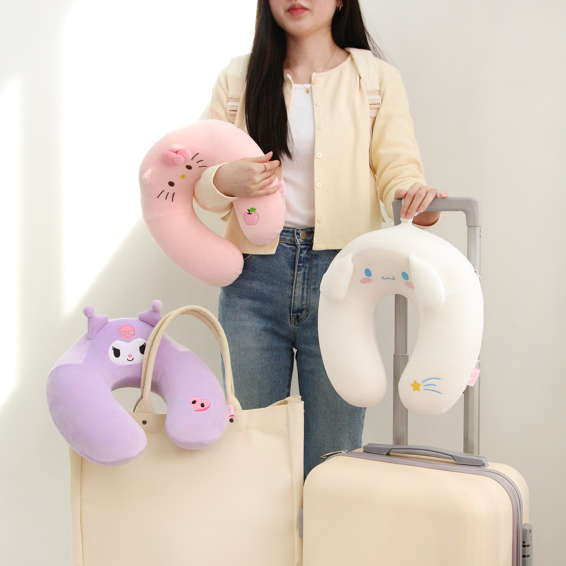 산리오 시나모롤 메모리폼목베개 트래블 - 상세 이미지 5