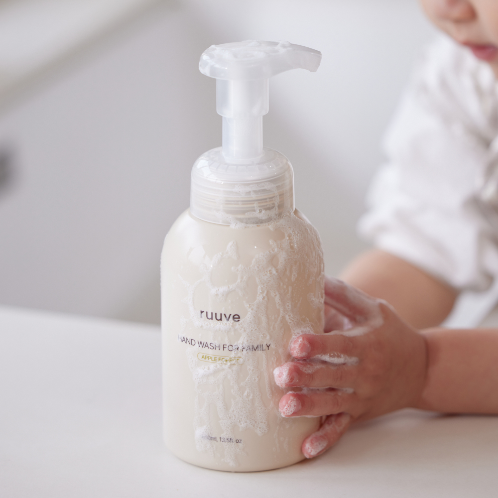 러베 아기 유아 어린이 키즈 패밀리 핸드워시 돌 답례품 400ml 2개 set - 상세 이미지 5