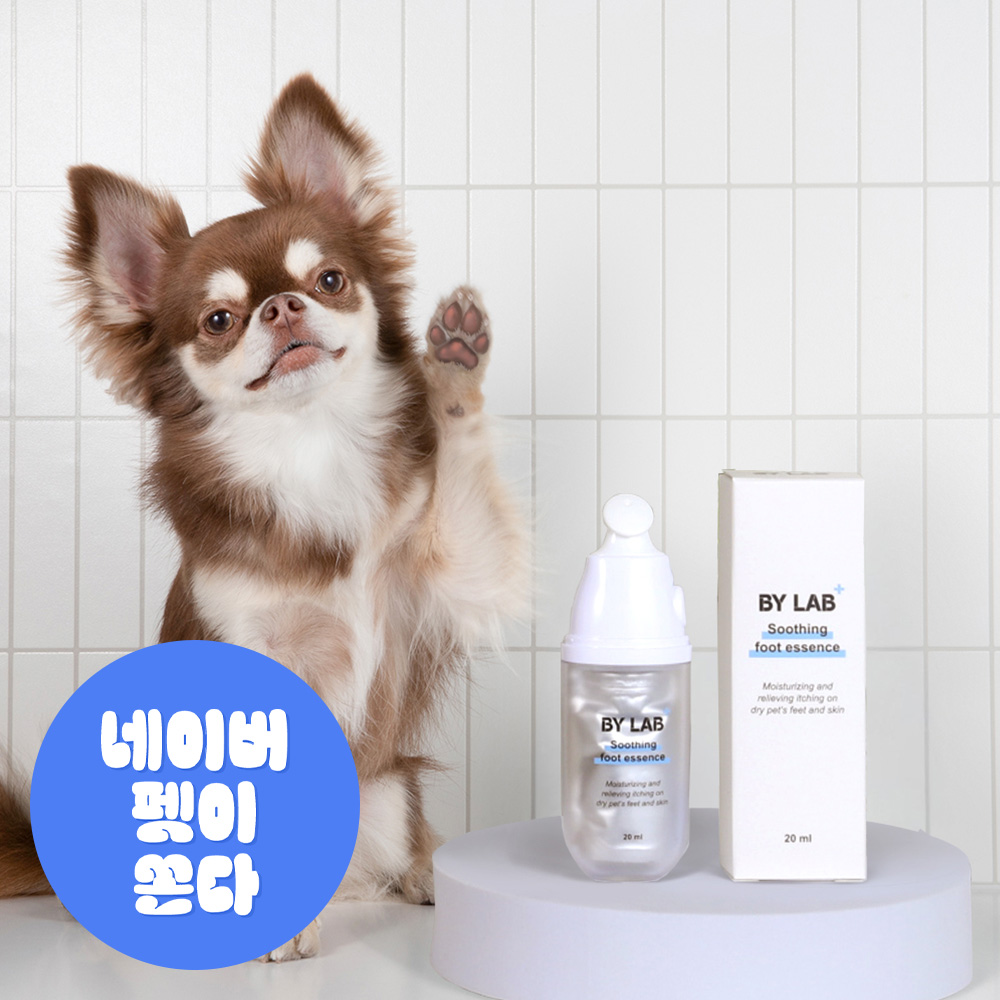 바이랩 수딩 풋 에센스 사용 후기, 강아지 발바닥 보습, 강아지 발 건강 관리