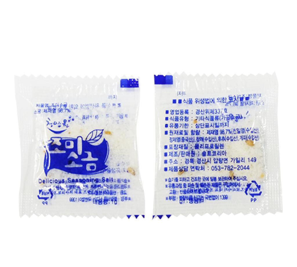일회용조미소금 솔트코리아 1gx6000개 : 식재온