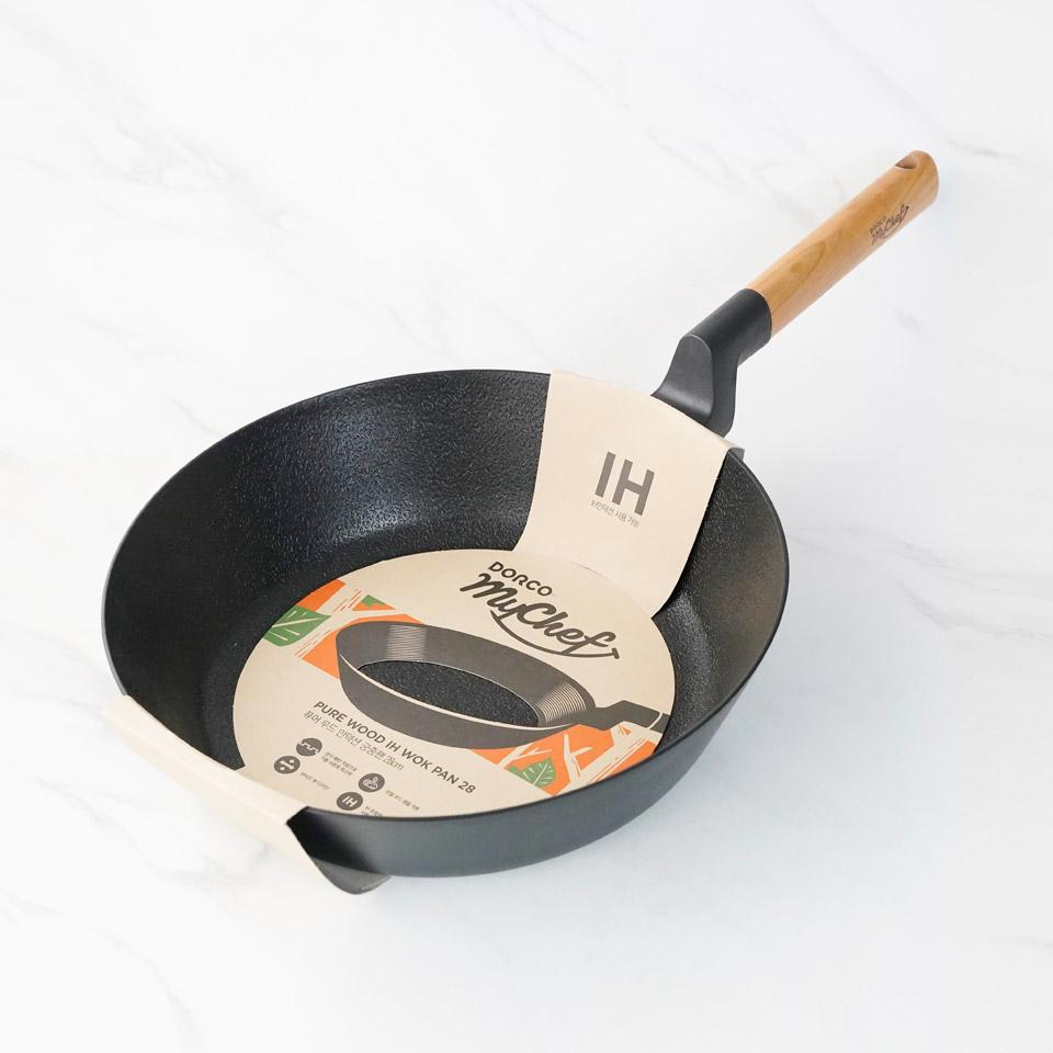 메가마트 도루코리빙 퓨어 우드 IH 프라이팬  궁중팬28cm - 상세 이미지 2