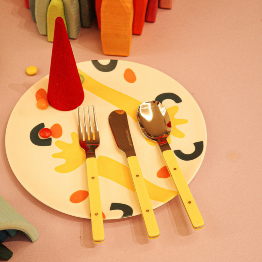 메종다르 봉봉 디저트 커트러리 2P 키즈용 (6 colors) 스테인레스 고급 선물포장 - 상세 이미지 4