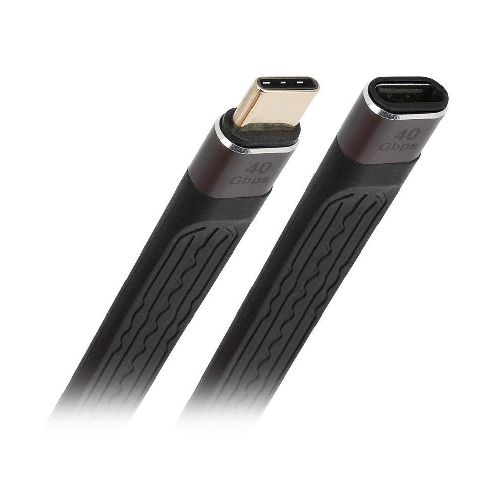 넥시 C타입 40Gbps 연장 케이블 8K PD 충전 240W 듀얼모니터 0.14m, 1개 이미지 8