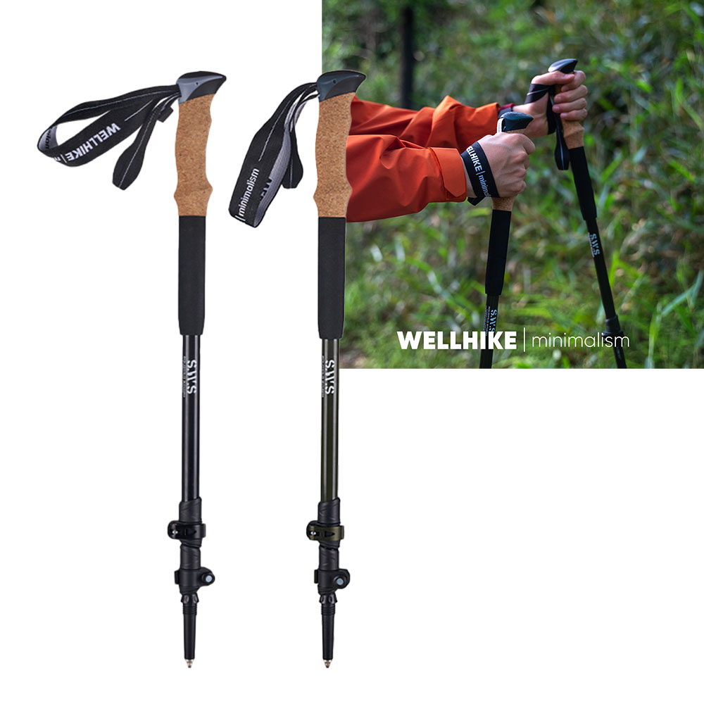 등산스틱 접이식 3단 트레킹 초경량 폴딩 듀랄루민