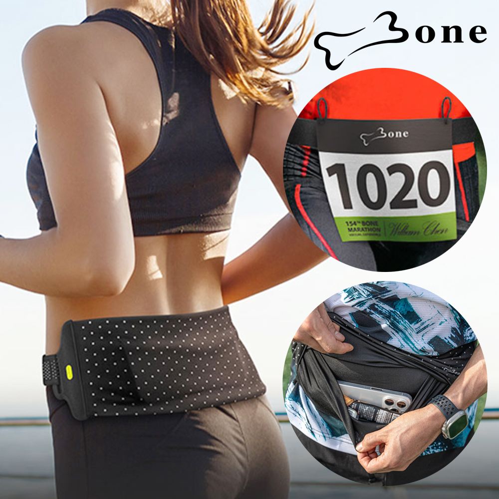 본 런타이 핸드폰 허리 밴드 러닝 벨트 플립 벨크로 마라톤 가방 힙색