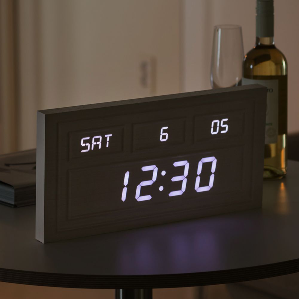 무소음벽시계 웨인스코팅 북유럽 인테리어 LED 벽시계