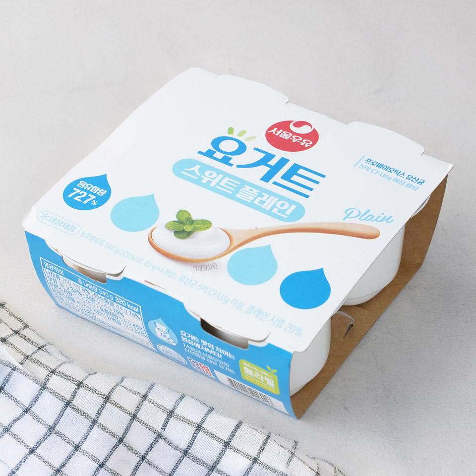 메가마트 서울우유 요거트 스위트플레인 85gx4 - 상세 이미지 2